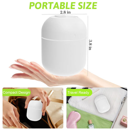 220ml Mini Essential Oil Diffuser for Desk – Auto-Off, Night Light, Quiet Humidifier
