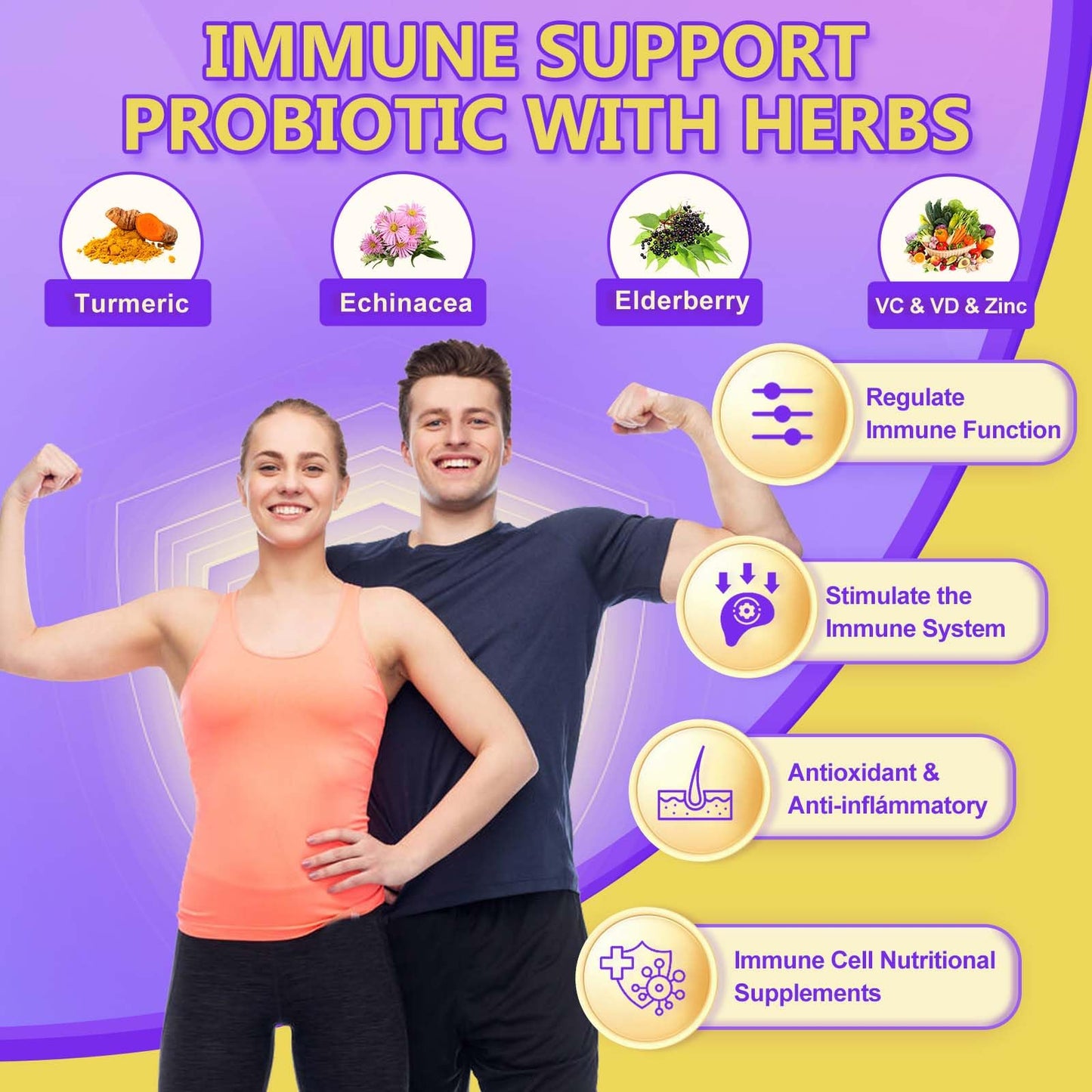 Probiotics for Women & Men – 120B CFUs, Immune Support & Detox Cleanse