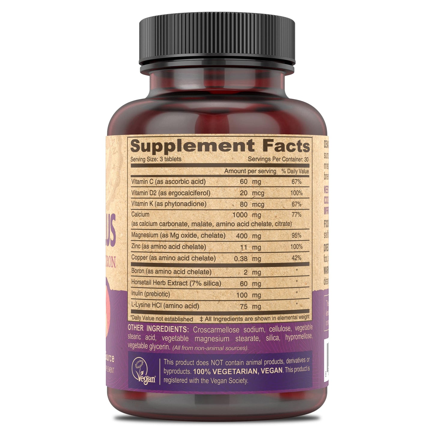 DEVA Vegan Calcium Magnesium Plus Zinc – 90 Tablets