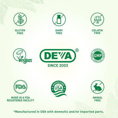 DEVA Nutrition Astaxanthin 12mg – Vegan, Haematococcus Pluvialis, 30 Capsules