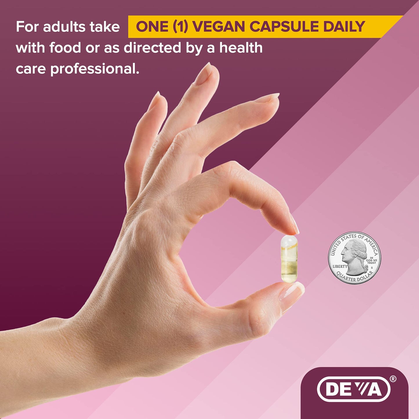 DEVA Vegan Evening Primrose Oil – Organic, Cold-Pressed, Unrefined, 90 Capsules