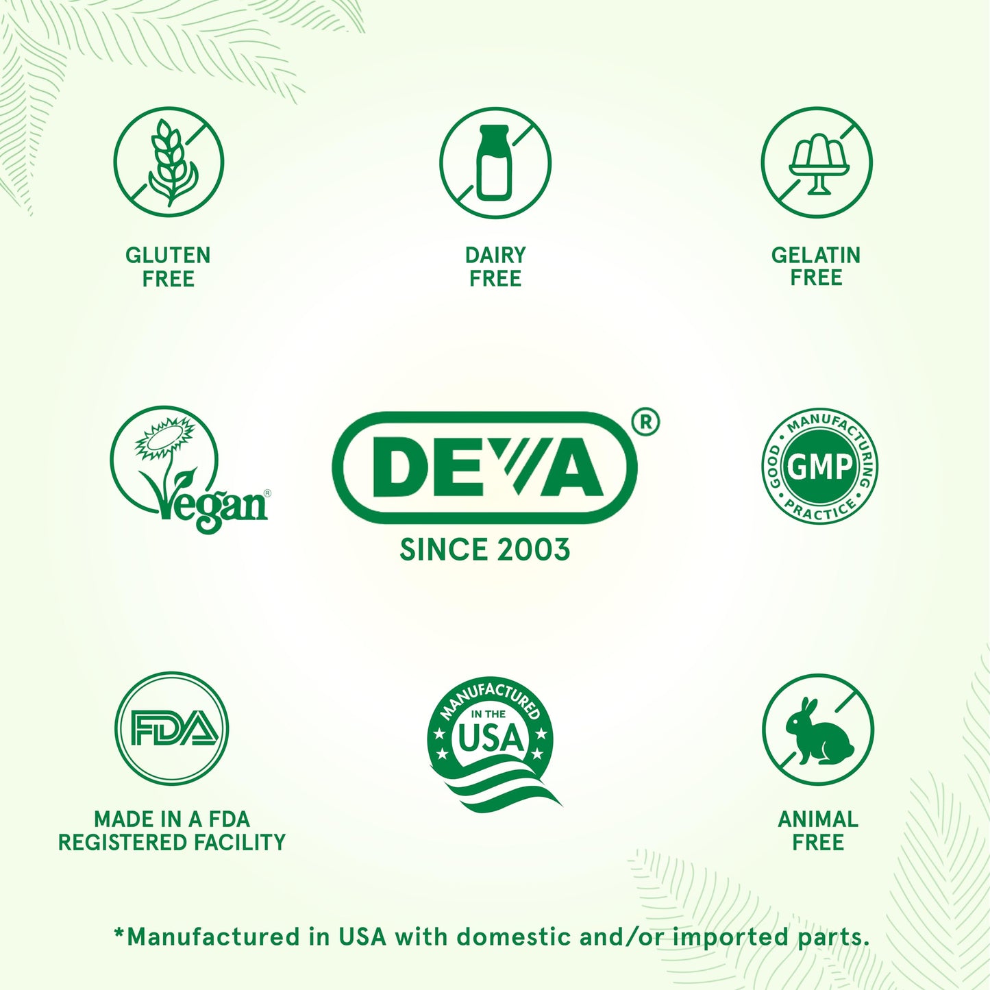 DEVA Vegan Multivitamin & Mineral with Iron – 2-Pack (90 Tablets Each)