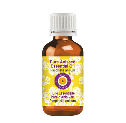 dève herbes Aniseed Essential Oil (Pimpinella anisum) – Pure, Steam Distilled 30ml
