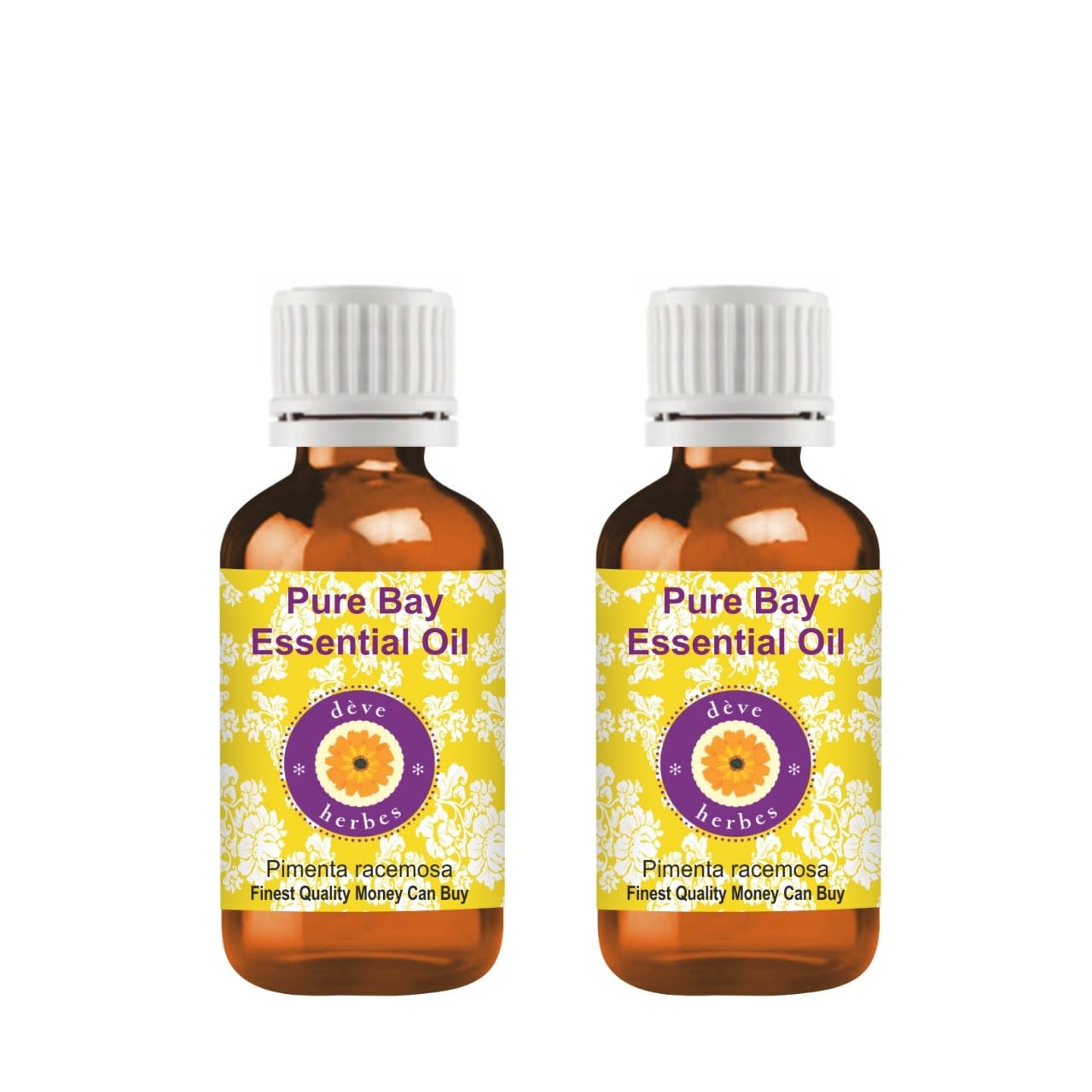 dève herbes Bay Essential Oil (Pimenta racemosa) – 30ml x 2, Pure