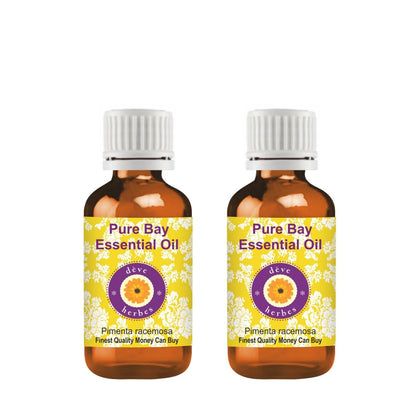 dève herbes Bay Essential Oil (Pimenta racemosa) – 30ml x 2, Pure