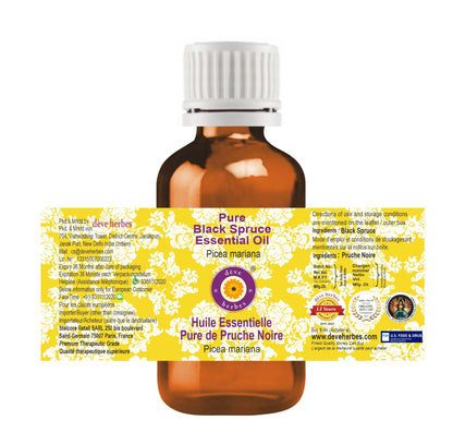 Deve Herbes Pure Black Spruce Essential Oil (Picea mariana) - Steam Distilled 5ml