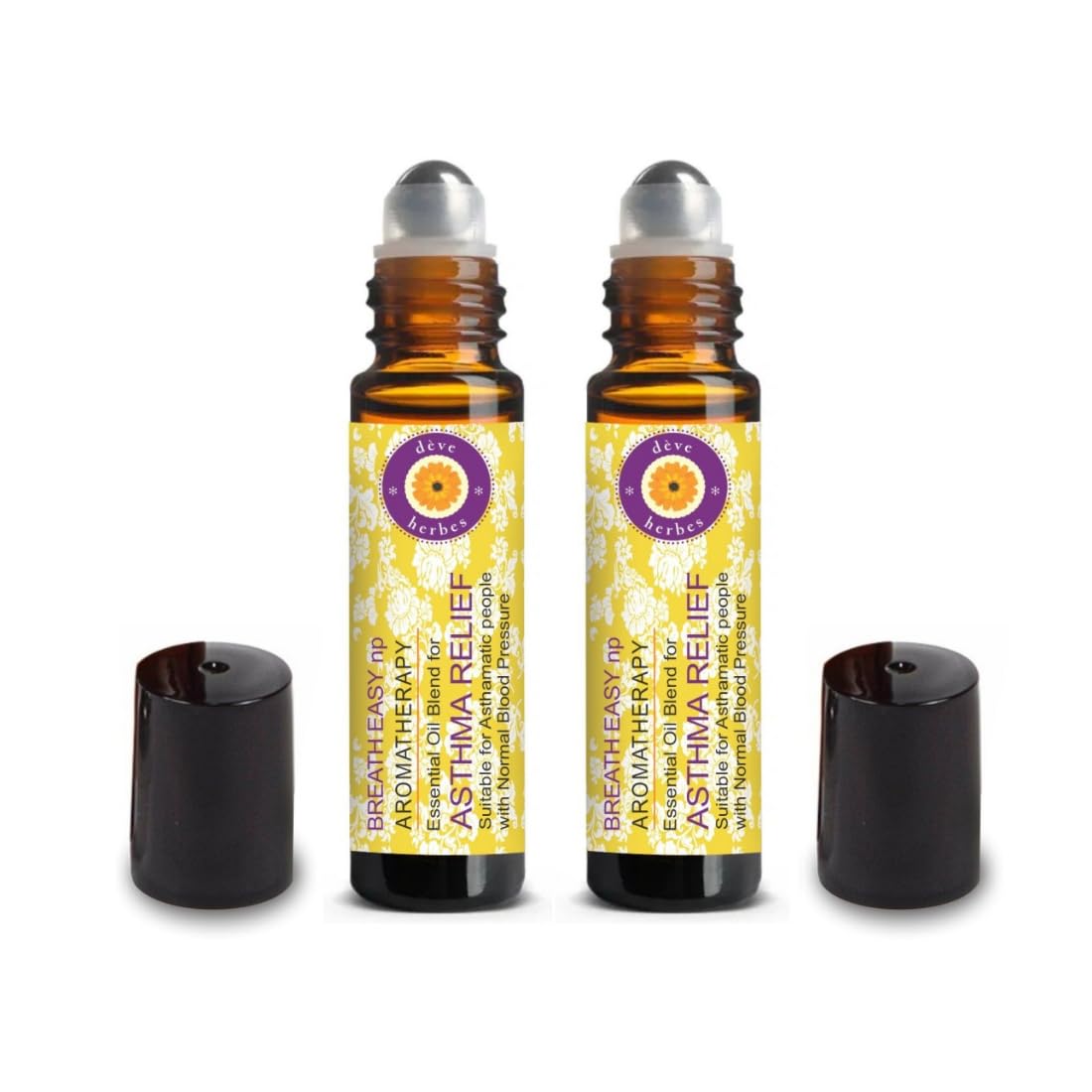 Deve Herbes Breathe Easy HP Aromatherapy Essential Oil Blend – 2x10ml Pack