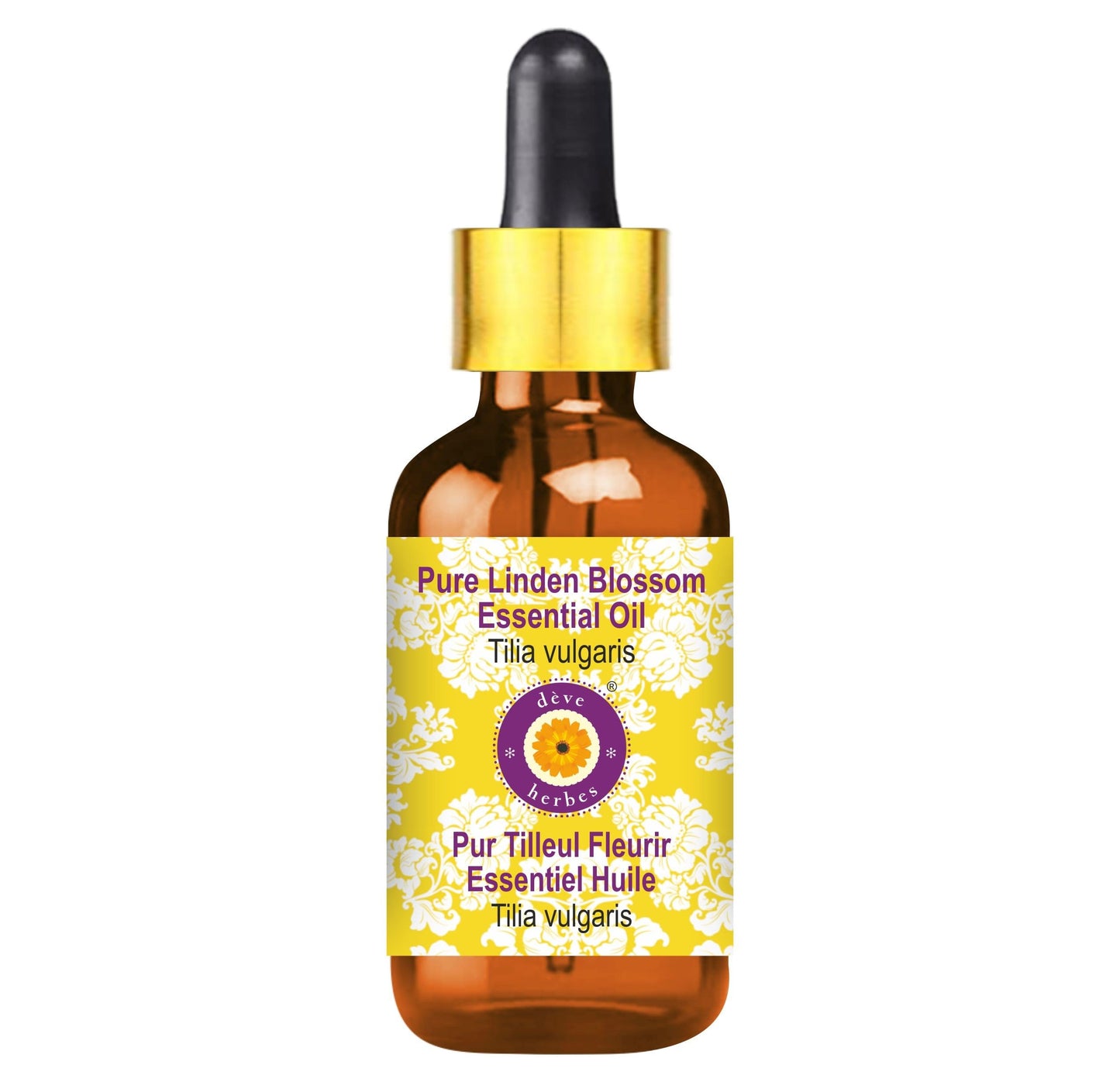 dève herbes Linden Essential Oil (Tilia vulgaris) 5ml – Glass Dropper | Pure, Non-Greasy