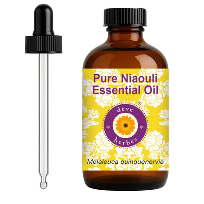 dève herbes Niaouli Essential Oil 120ml with Glass Dropper | Pure & Lightweight