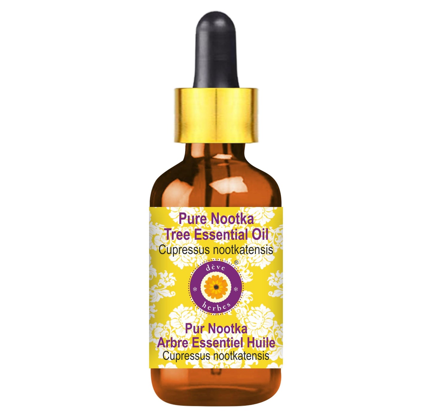 Deve Herbes Pure Nootka Tree Essential Oil 5ml – Glass Dropper