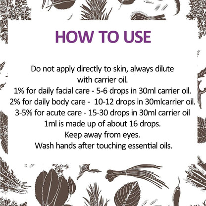 dève herbes Peppermint Essential Oil (Mentha piperita) with Glass Dropper | Pure | Non-Sticky | Non-Greasy | Lightweight | Men & Women | All Skin Types | Steam Distilled 120ml (4 oz)