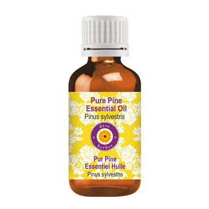 Deve Herbes Pine Essential Oil 15ml | Therapeutic Grade, Steam Distilled