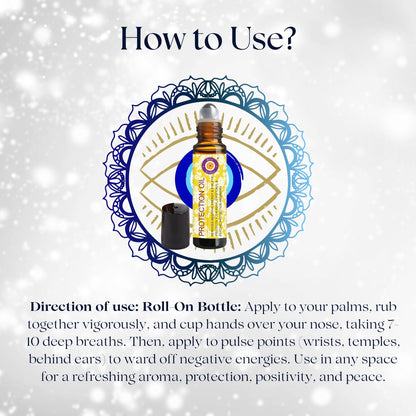 Deve Herbes Protection Oil – Essential Oil Blend for Negative Energies & Evil Eye (10ml & 5ml)