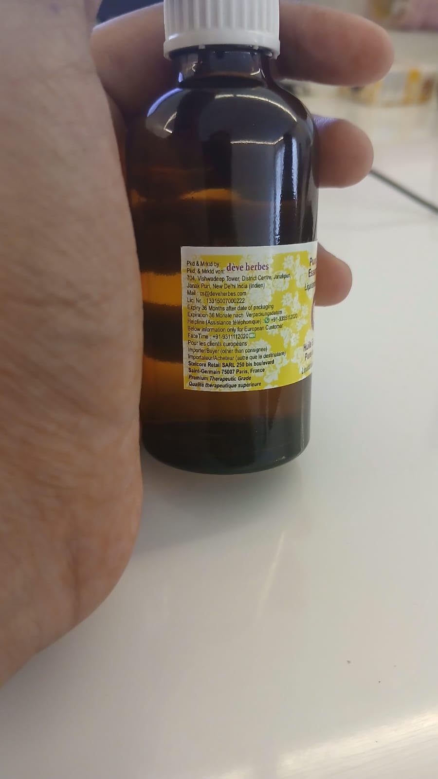 Deve Herbes Pure Styrax Essential Oil (Liquidambar styraciflua L) – Steam Distilled, 10ml