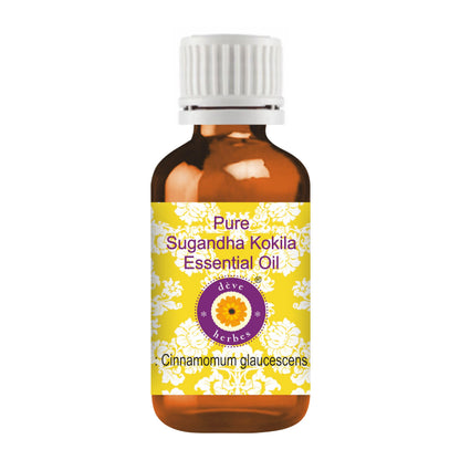dève herbes Sugandh Kokila Essential Oil - Steam Distilled 30ml (1 oz)