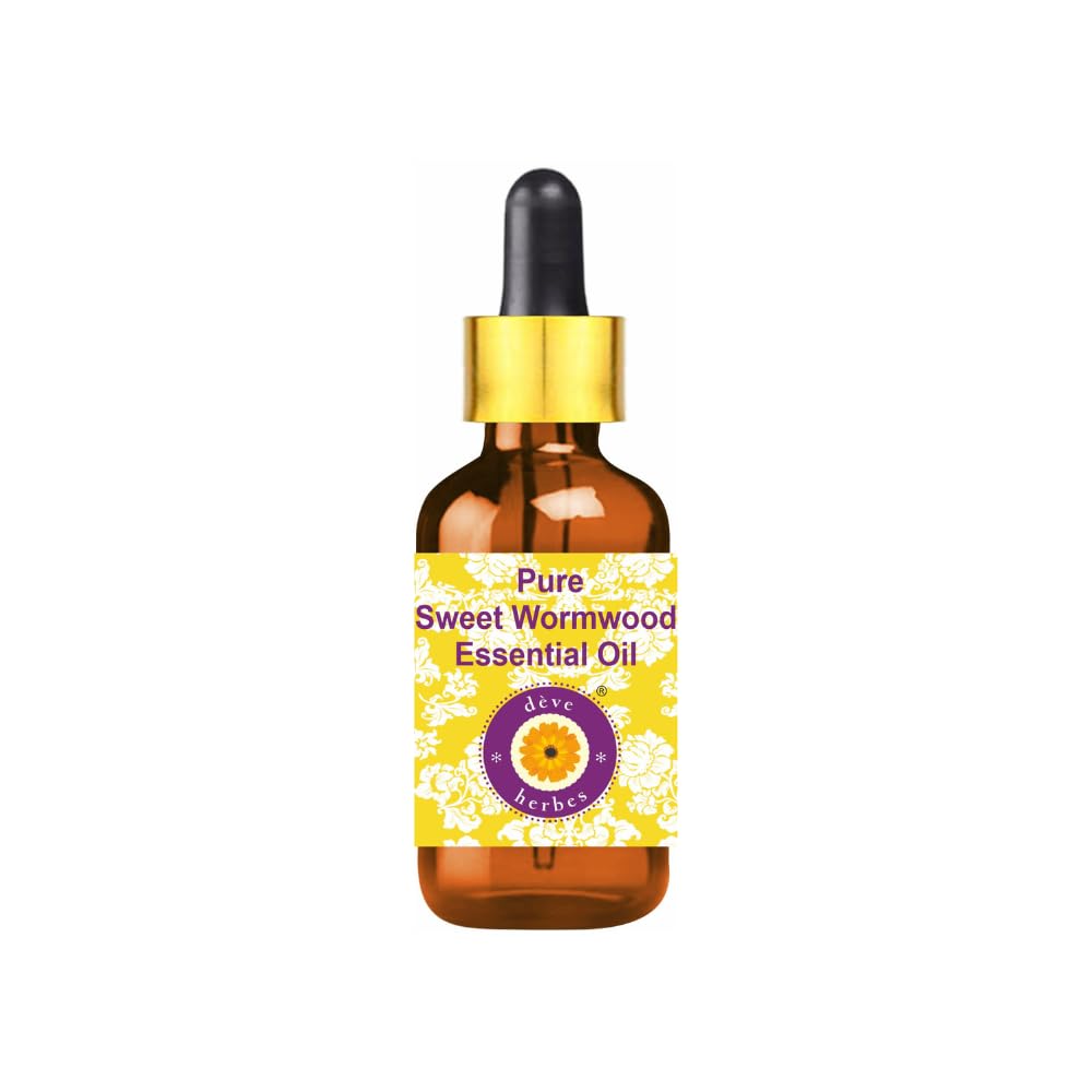 dève herbes Pure Sweet Wormwood Essential Oil (Artemisia annua) 5ml with Glass Dropper
