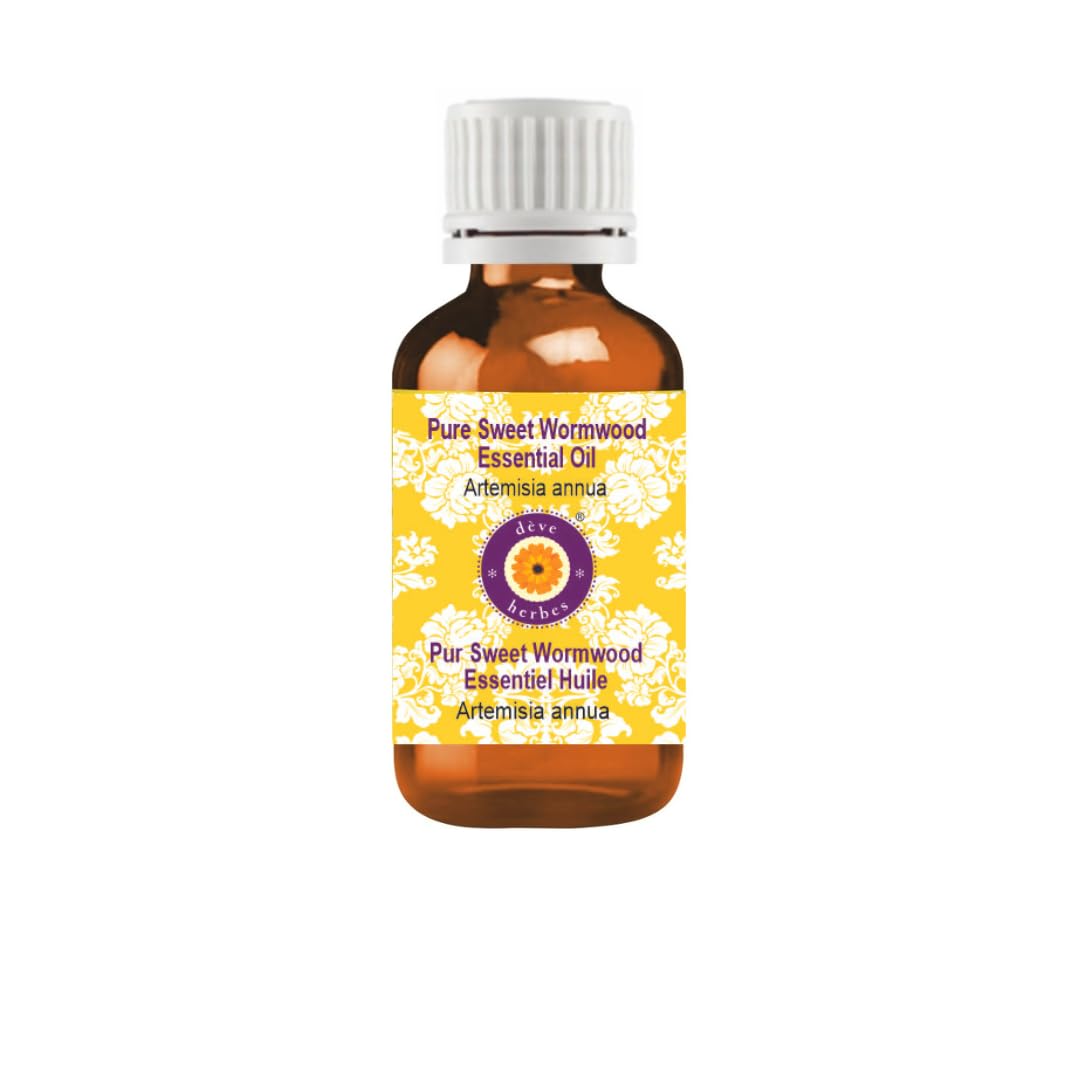 dève herbes Sweet Wormwood Essential Oil (Artemisia annua) – Pure, Steam Distilled 30ml (1 oz) for All Skin Types