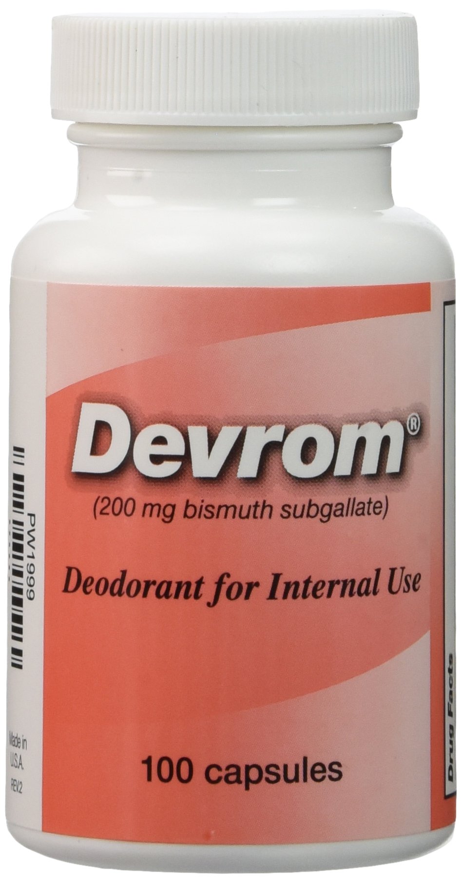 DEVROM® 200mg Capsules (Internal Deodorant) – 100 Capsules