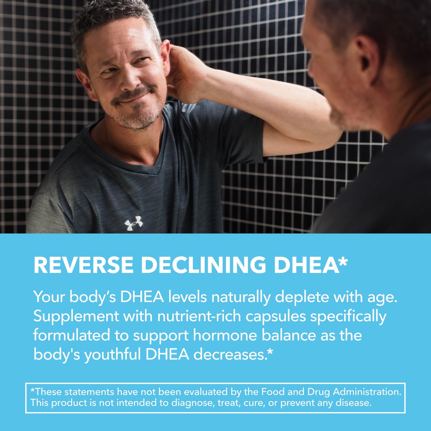 DHEA 50mg Supplement for Hormone Balance - Supports Energy for Men and Women - Dehydroepiandrosterone Capsules for Mood, Aging & Daily Vitality - Non-GMO, Vegan - 60 Capsules, 2-Month Supply