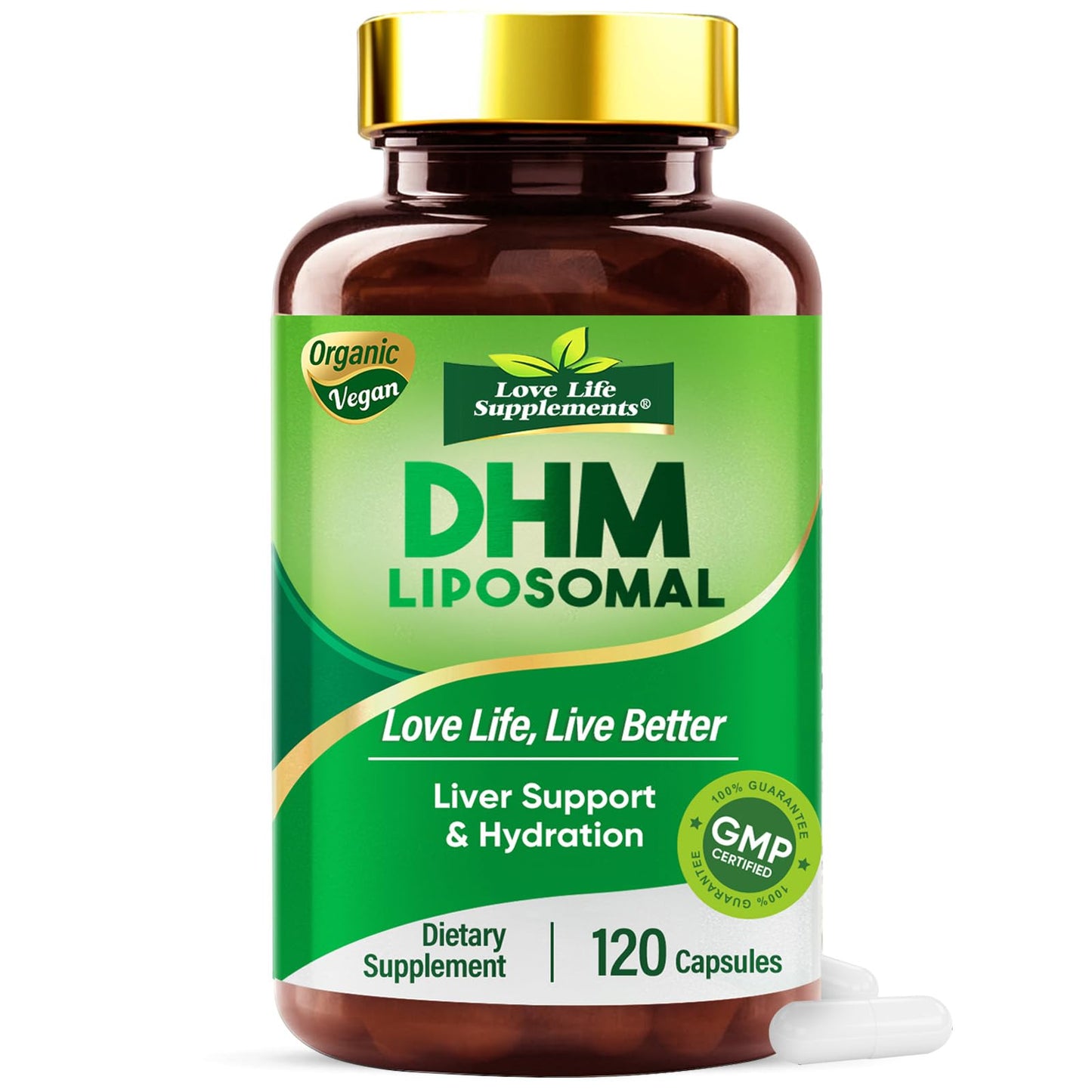 DHM 1000mg Dihydromyricetin – 120 Capsules with Electrolytes & B Complex | Liver Support & Hydration