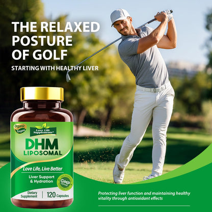 DHM 1000mg Dihydromyricetin – 120 Capsules with Electrolytes & B Complex | Liver Support & Hydration