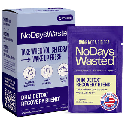 DHM Detox® No Days Wasted® New Look – Dihydromyricetin Supplement