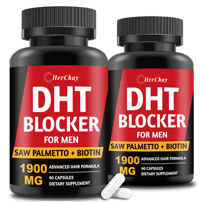 DHT Blocker for Men | Extra Strength Saw Palmetto & Biotin Hair Growth