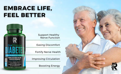 DiaChoice Neuropathy Support with 600 mg Alpha Lipoic Acid – Nerve Health