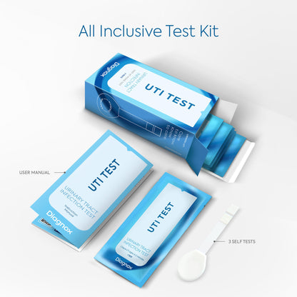 Diagnox UTI Test Strips – FDA-OTC Home UTI Test for Women | 3 Count