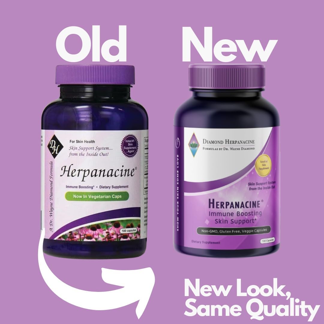 Diamond Herpanacine - Natural Skin Care & Immune Support (200 Count)