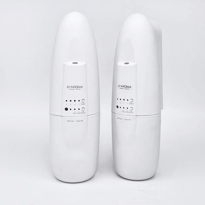 Di'Aroma Plug in Waterless Diffuser, Fragrance Diffuser Essential Oil Diffuser | Nanotechnology | Up to 500 Sq.Ft | Essential Oil Diffuser - Creates Pure, Clean Dry Mist Scent (2 Pack of White)