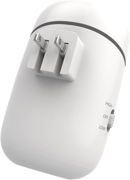 Essential Oil Diffuser - Plug-In Waterless Diffuser with Night Light, 10ml Compatible