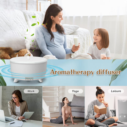 500ml Essential Oil Diffuser for Large Rooms | 7 Colors, 3 Mist Modes, Auto Off