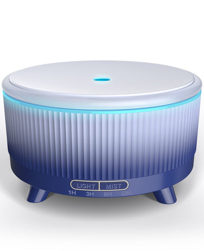 Diffusers for Essential Oils – 500ml Large Room Diffuser (Dark Blue Gradient)