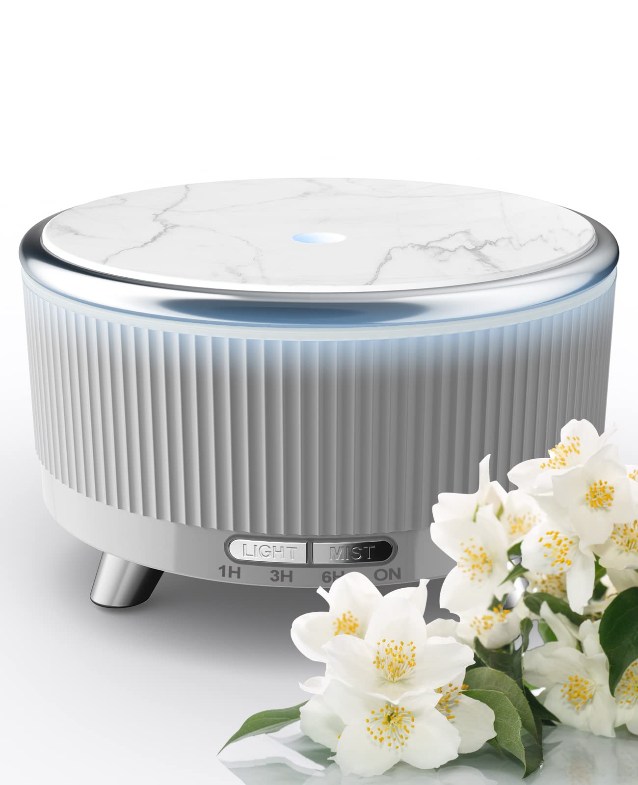 Diffusers for Essential Oils - Large Room 500ml Aromatherapy Diffuser with 7 Color-Changing Lights