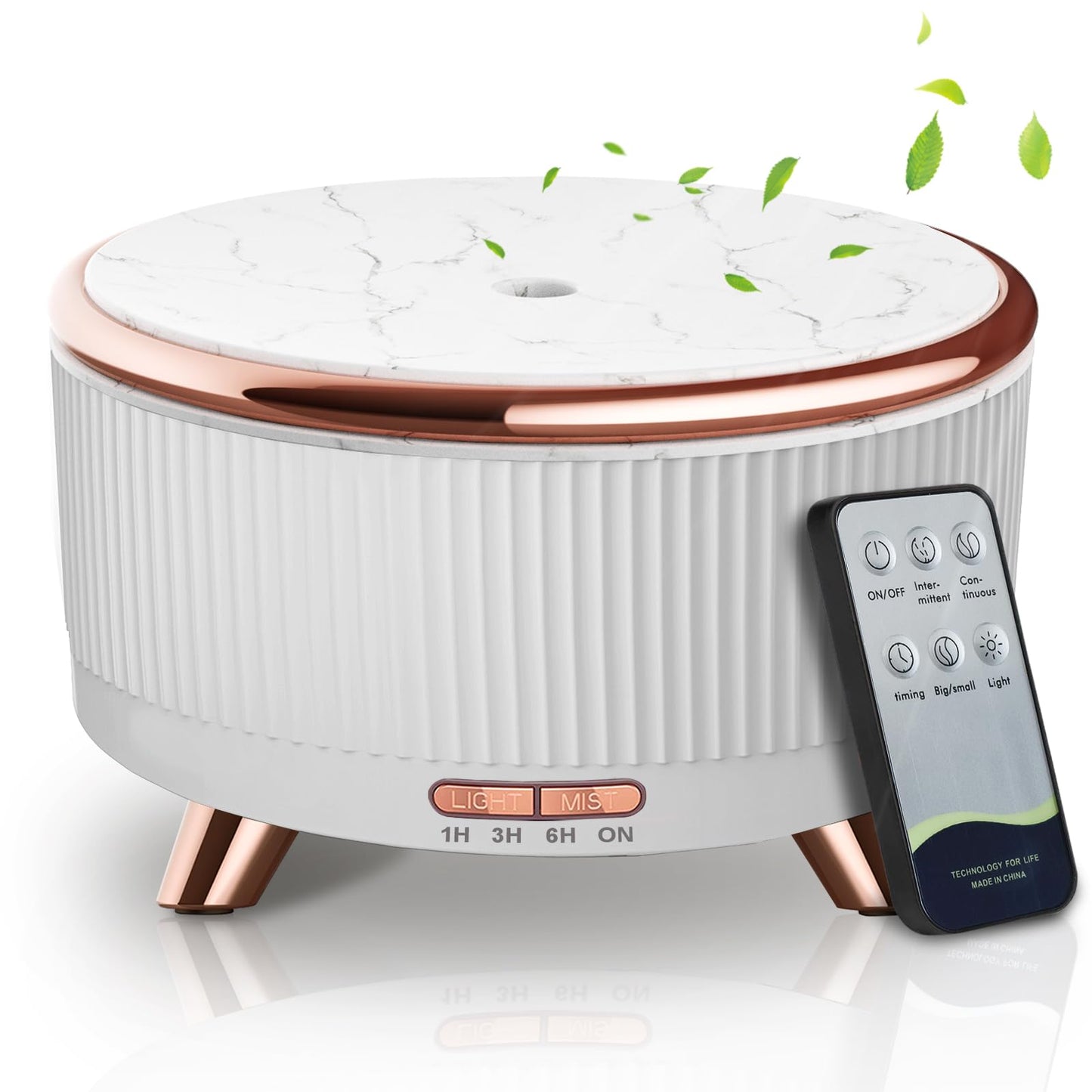 Essential Oils Diffuser 500ML for Large Rooms | 7-Color LED Lights & 3 Mist Modes