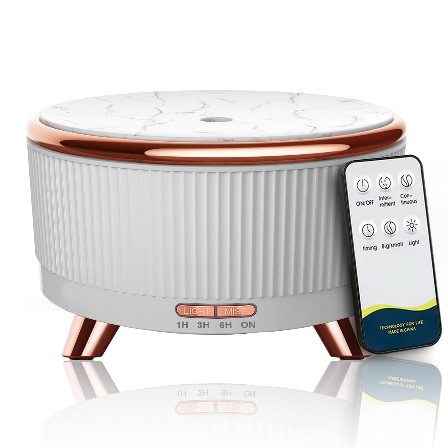 Diffusers for Essential Oils - 500ml Large Room Aromatherapy Diffuser with Remote