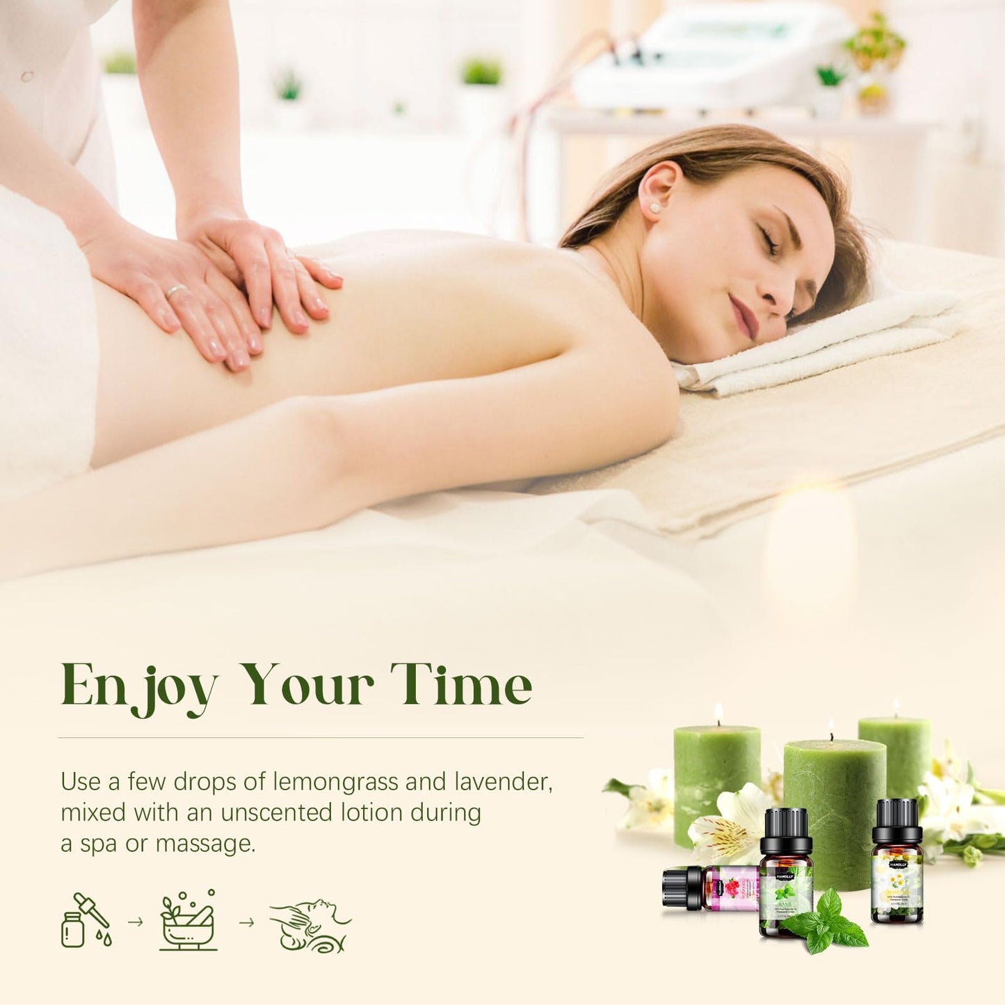 Essential Oils Set (48 x 5ml) - Aromatherapy Kit for Diffuser, Soap & Massage