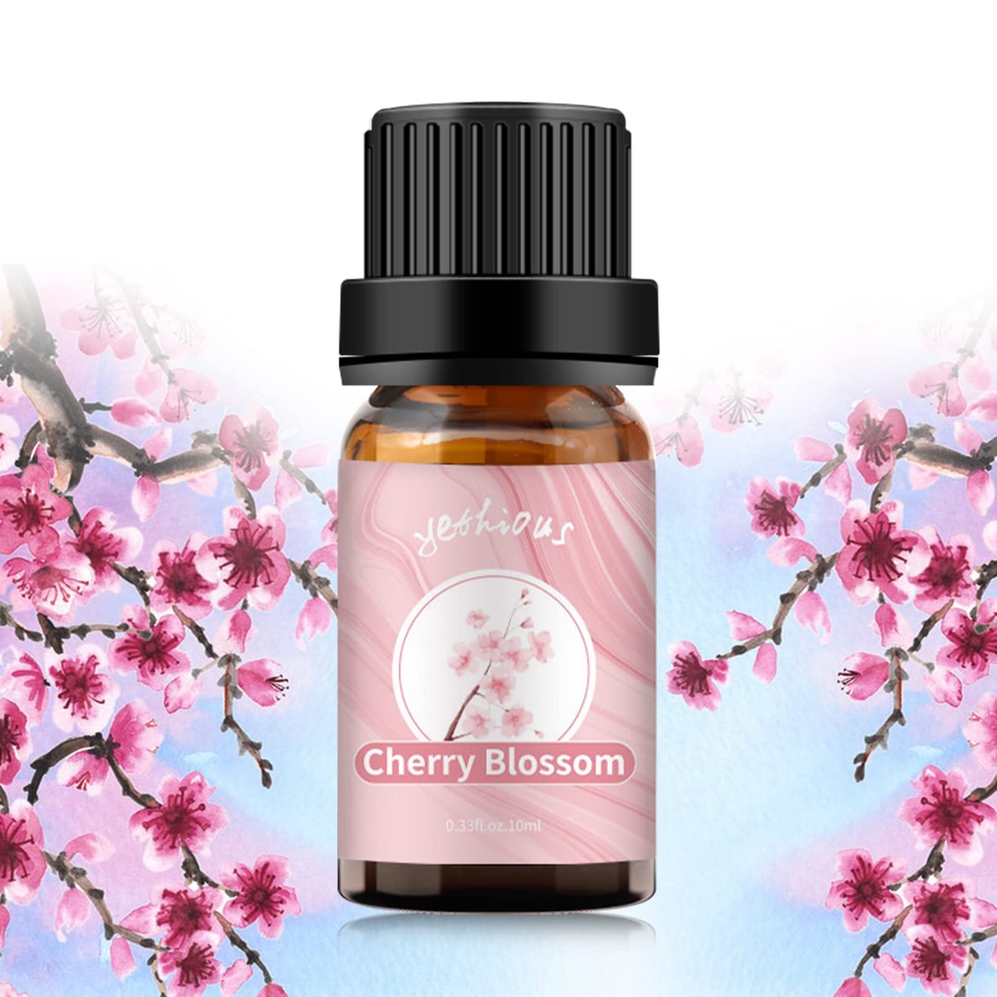 yethious Cherry Blossom Essential Oil – Pure Cherry Blossom Oil for Diffuser & Aromatherapy (10ML)