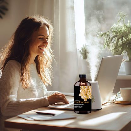 Frankincense Essential Oil 4 Oz (120 ml) – FRAOIL, Diffuser & DIY