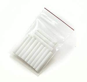 Wild Essentials 24 Pack Fiber Wick Inhaler Refills – 4 cm Blank Nasal Sticks for On-The-Go Aromatherapy