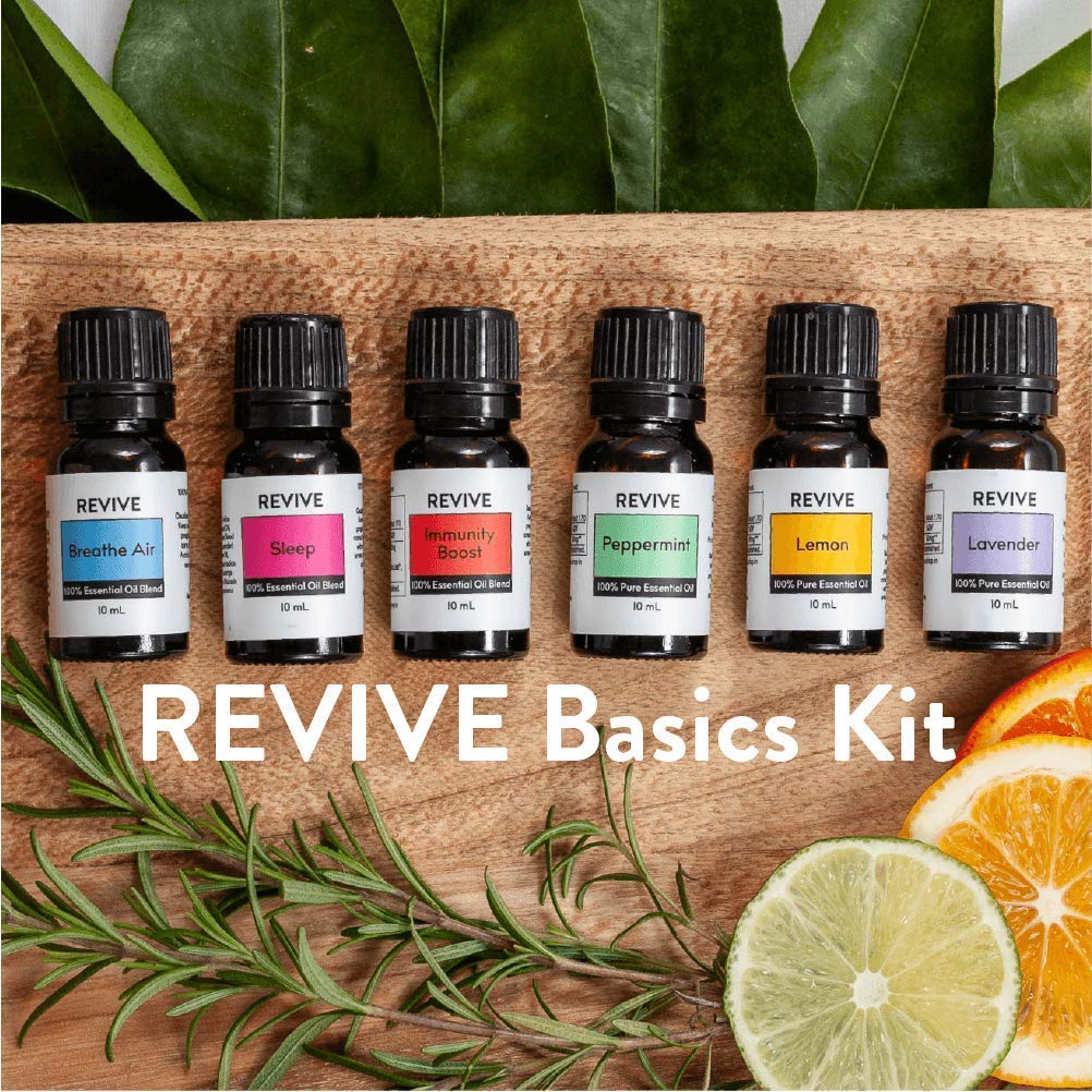 Aromatherapy Kits by Revive Essential Oils - Basics Kit (100% Pure Therapeutic Grade)