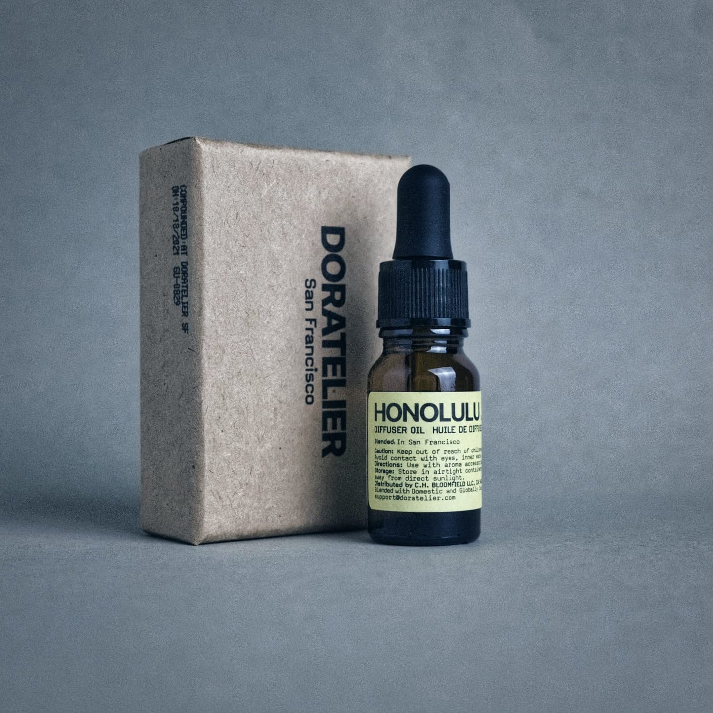 Doratelier Honolulu Diffuser Oil | Sweet Tropical Scent Blend – Grapefruit, Bergamot, Tangerine & Musk (10mL/.33 FL oz) | Ultrasonic Diffuser Compatible