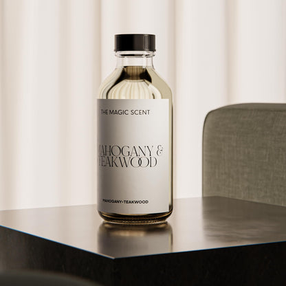Mahogany & Teakwood Diffuser Oil – Luxury Hotel Scents for Home (16.9 oz / 500 mL)