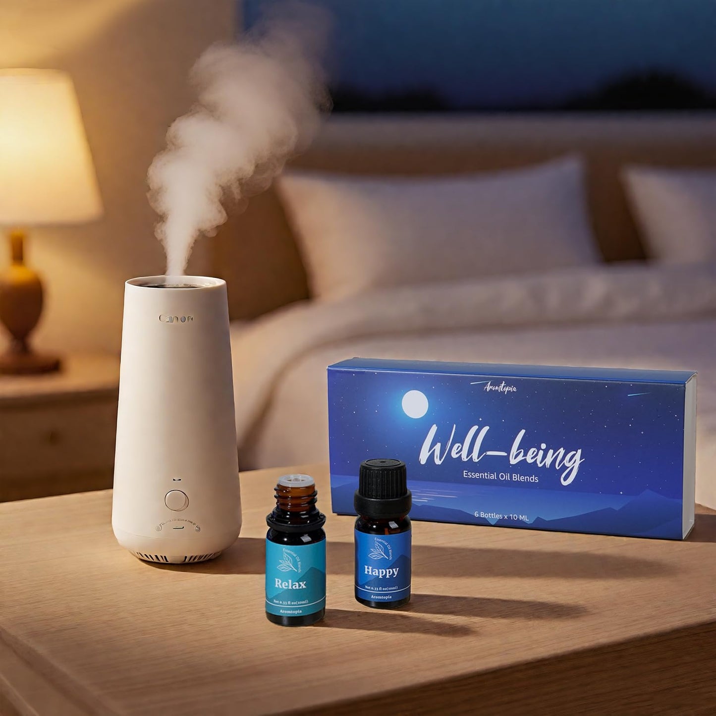 Aromtopia Essential Oil Blends for Diffusers – 6x10ml Gift Set
