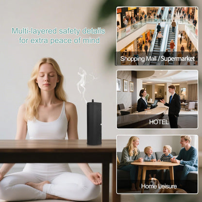 Scent Diffuser Starter Kit - Waterless Aroma Diffuser for 3,200 sq ft Coverage | App-Controlled