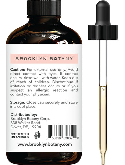 Brooklyn Botany Peppermint Essential Oil - 4 Fl Oz | 100% Pure & Natural | Premium Grade with Dropper