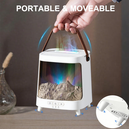 Essential Oil Diffuser Aurora Flame 200ml Ultrasonic Humidifier