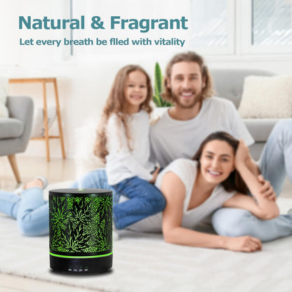 Maple Leaf Essential Oil Diffuser – 300ML Ultrasonic with Auto Shut-Off