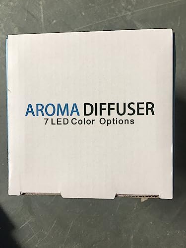 Diffuserlove 200ML Essential Oil Diffuser - Quiet Aroma Diffuser with 7 Color LED Lights, Auto Shut-Off for Bedroom, Office